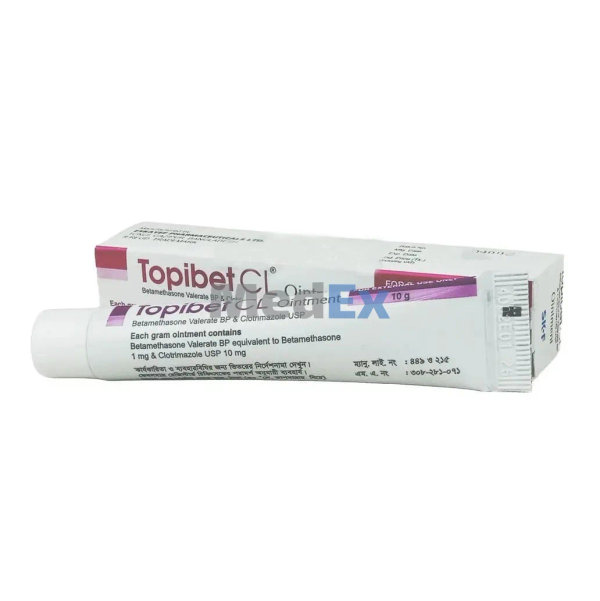 Topibet CL 0.1%+1% Packaging