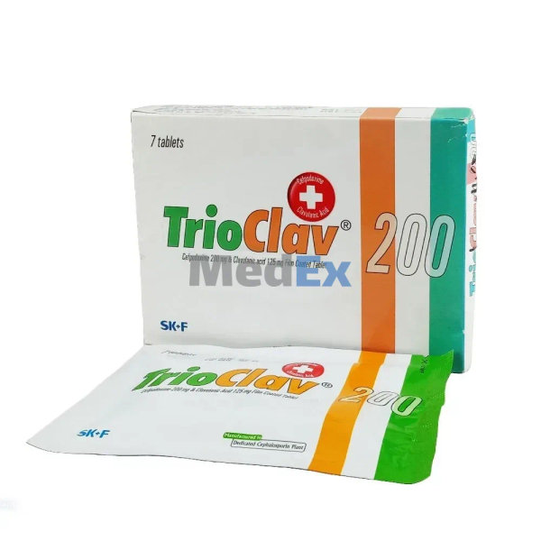 Trioclav 200 mg+125 mg Packaging