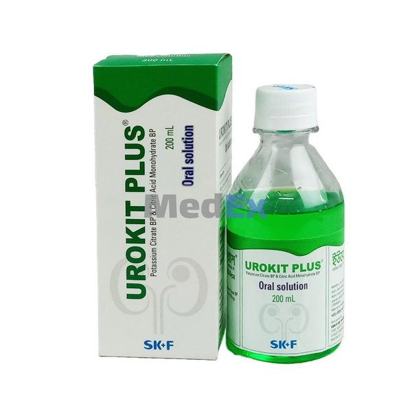 Urokit Plus (1500 mg+250 mg)/5 ml Packaging