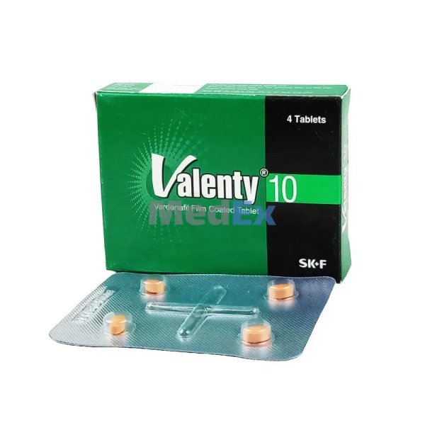 Valenty 10 mg Packaging