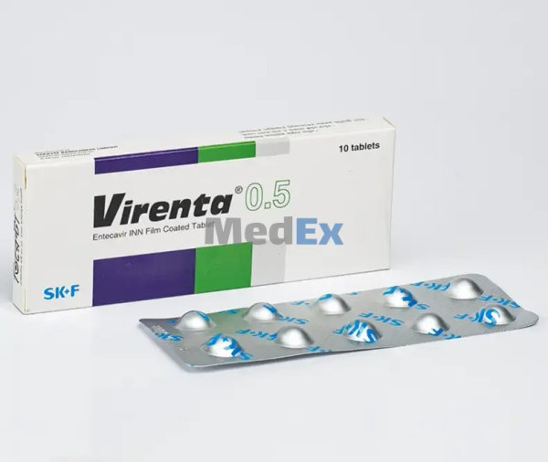 Virenta 0.5 mg Packaging