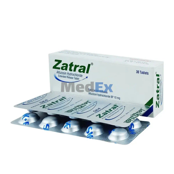 Zatral 10 mg Packaging