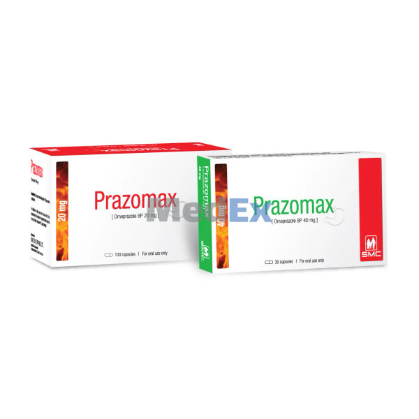 Prazomax 40 mg Packaging