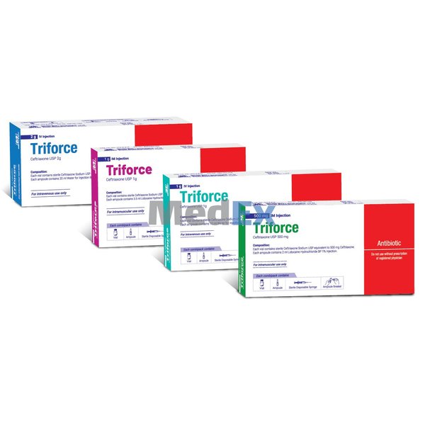 Triforce 1 gm/vial Packaging