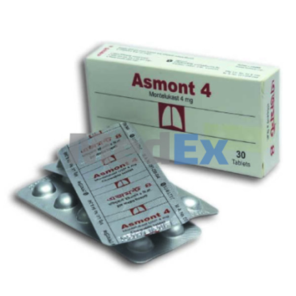 Asmont 4 mg Packaging