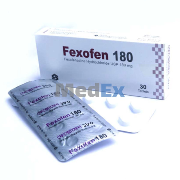 Fexofen 180 mg Packaging