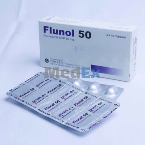 Flunol 50 mg Packaging
