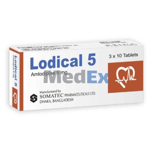 Lodical 5 mg Packaging