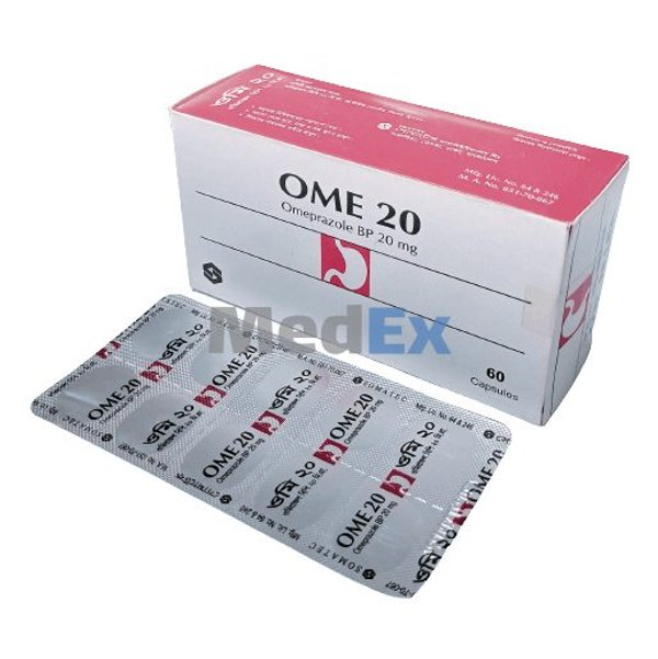 OME 20 mg Packaging