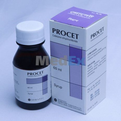 Procet 5 mg/5 ml Packaging