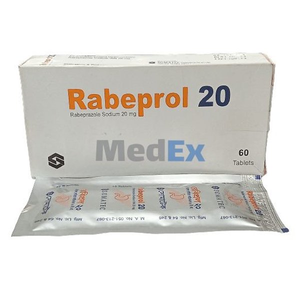 Rabeprol 20 mg Packaging