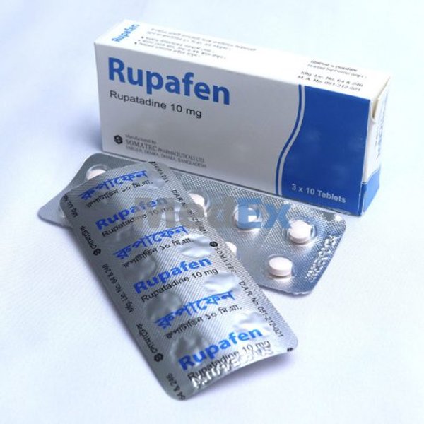 Rupafen 10 mg Packaging
