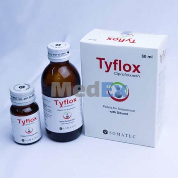 Tyflox 250 mg/5 ml Packaging