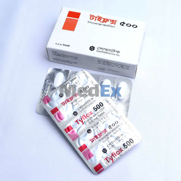 Tyflox 500 mg Packaging