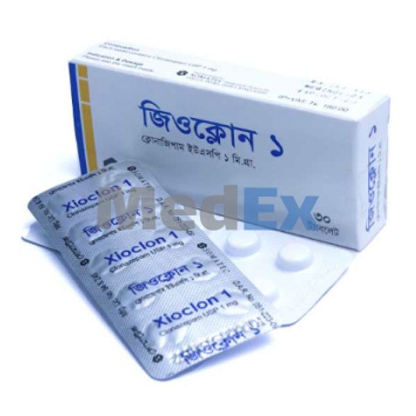 Xioclon 1 mg Packaging
