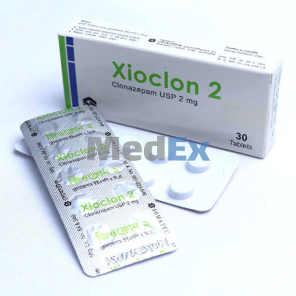 Xioclon 2 mg Packaging