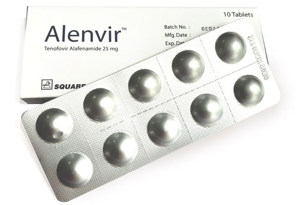 Alenvir 25 mg Packaging