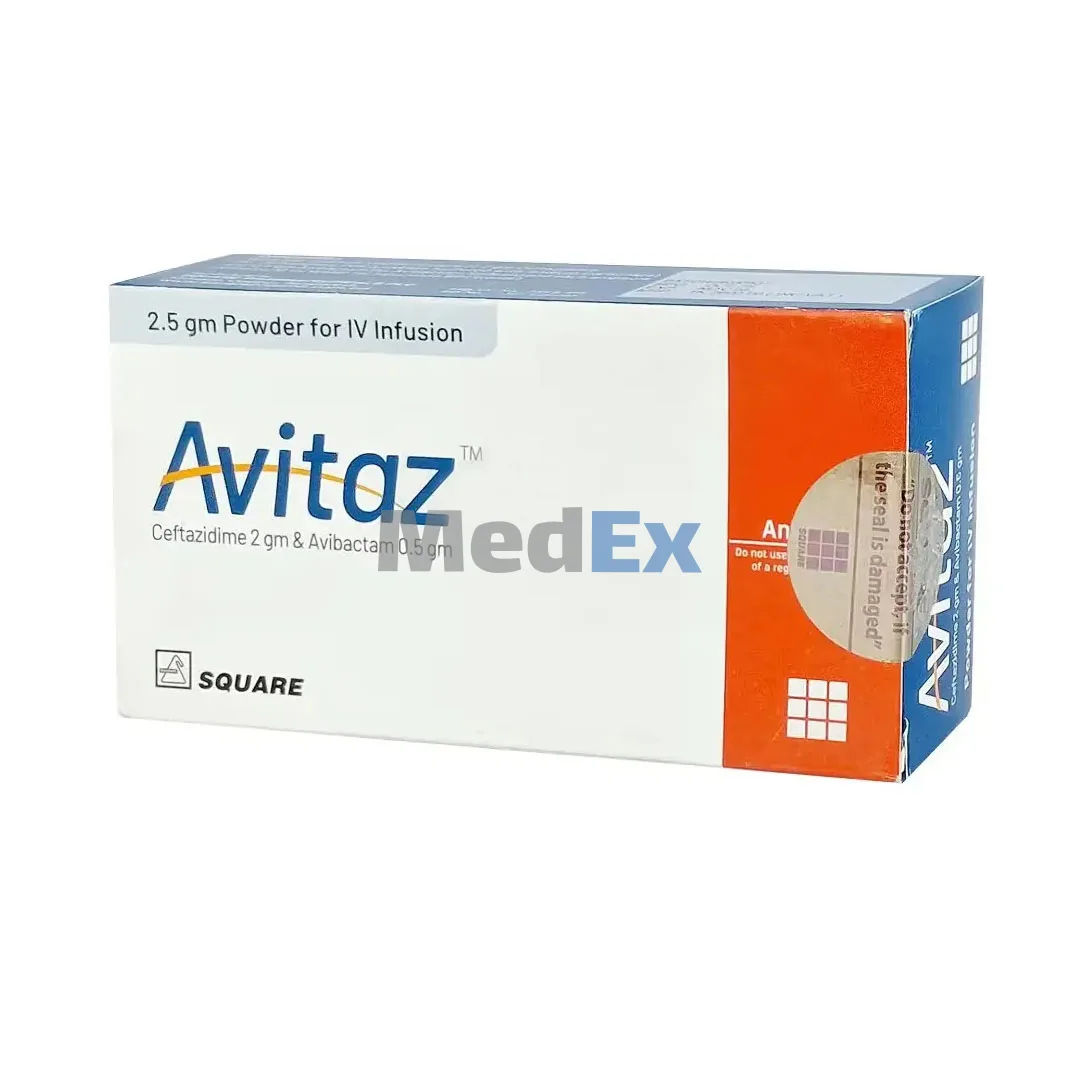 Avitaz (2 gm+0.5 gm)/vial Packaging