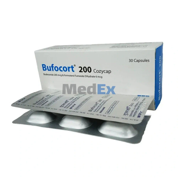 Bufocort 200 mcg+6 mcg Packaging