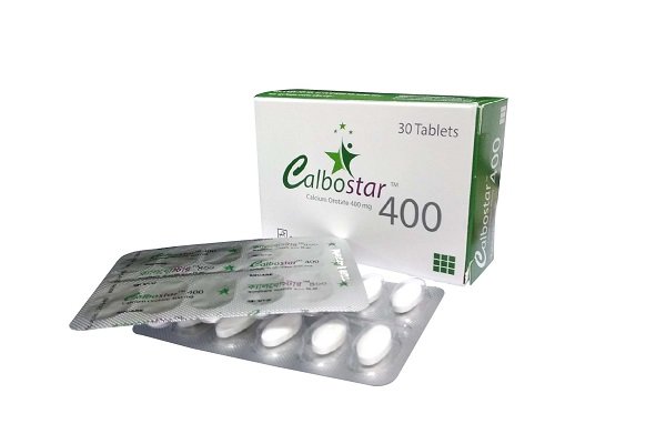 Calbostar 400 mg Packaging