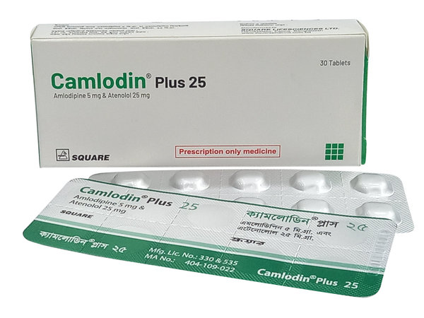Camlodin Plus 5 mg+50 mg Packaging