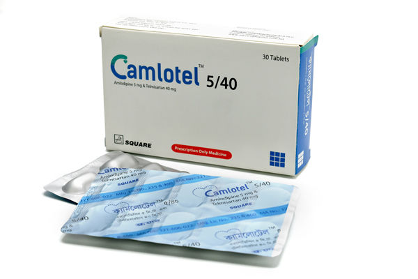 Camlotel 5 mg+40 mg Packaging