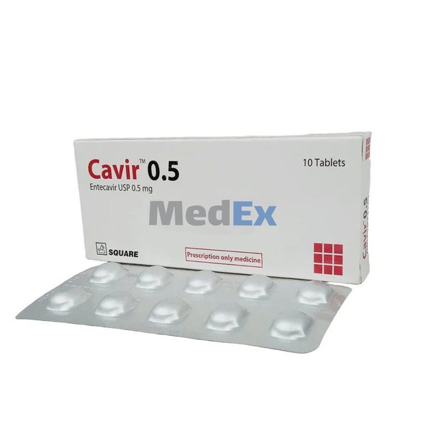 Cavir 0.5 mg Packaging