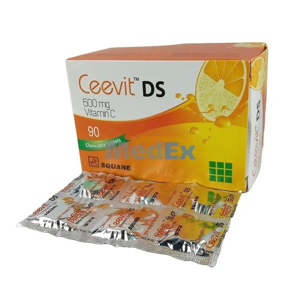 Ceevit DS 500 mg Packaging
