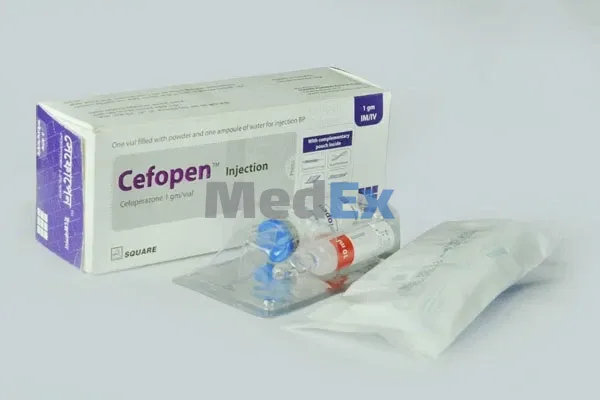 Cefopen 1 gm/vial Packaging