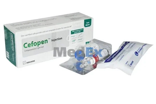 Cefopen 2 gm/vial Packaging