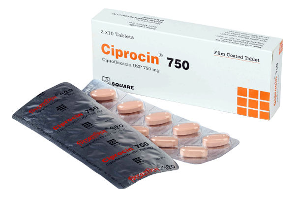 Ciprocin 750 mg Packaging