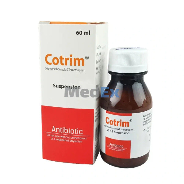 Cotrim (200 mg+40 mg)/5 ml Packaging