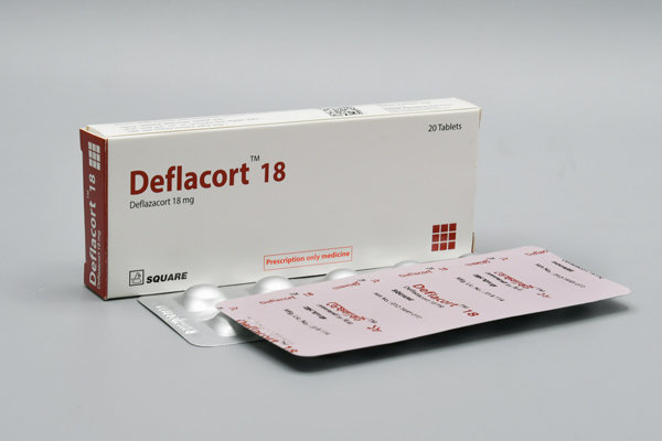 Deflacort 18 mg Packaging