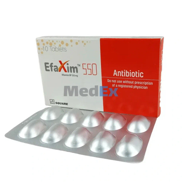 Efaxim 550 mg Packaging