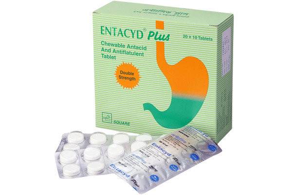 Entacyd Plus 400 mg+400 mg+30 mg Packaging