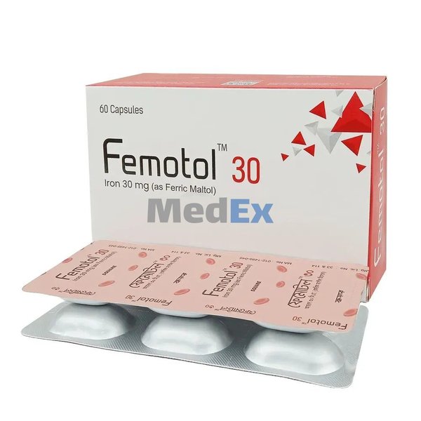 Femotol 30 mg Packaging
