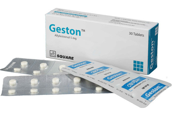 Geston 5 mg Packaging