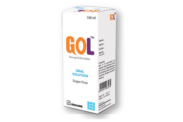 GOL (13.125 gm+350.7 mg+178.5 mg+46.6 mg)/25 ml Packaging