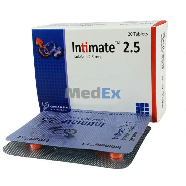 Intimate 2.5 mg Packaging