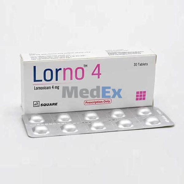 Lorno 4 mg Packaging