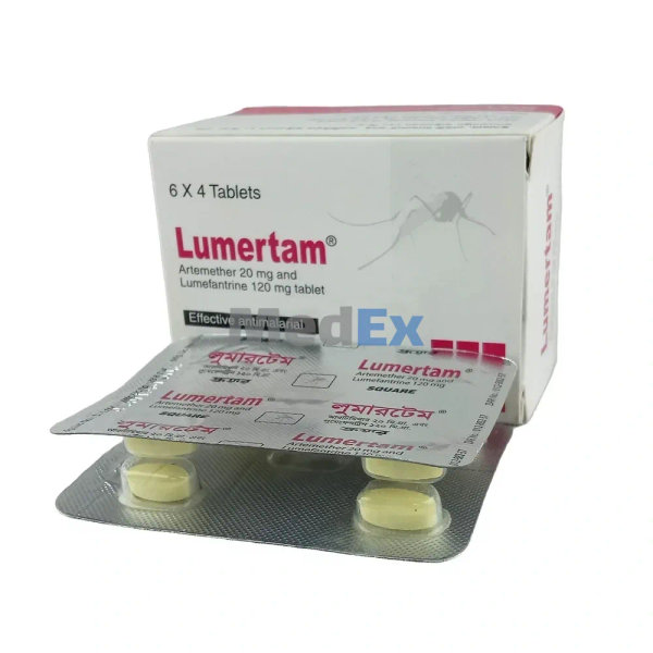 Lumertam 20 mg+120 mg Packaging
