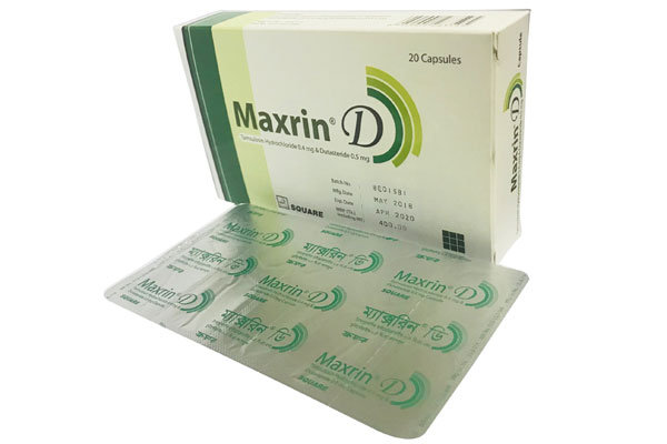 Maxrin D 0.4 mg+0.5 mg Packaging