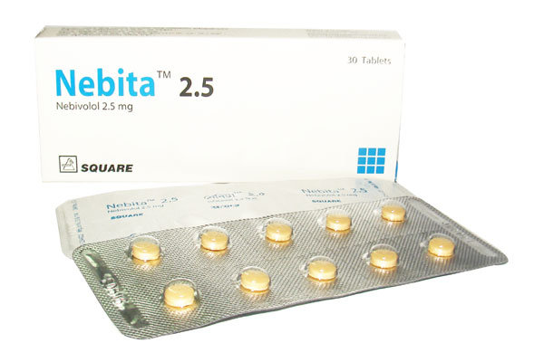Nebita 2.5 mg Packaging