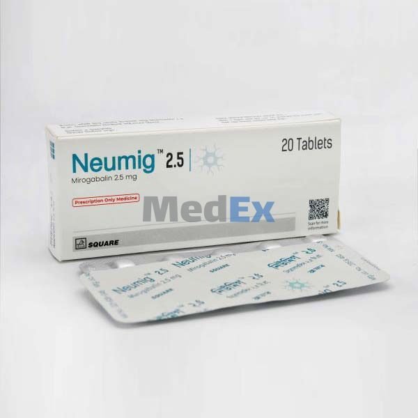 Neumig 2.5 mg Packaging