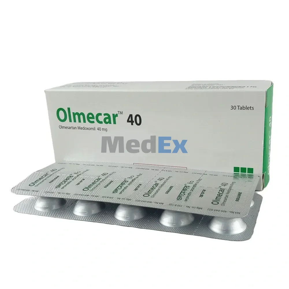 Olmecar 40 mg Packaging