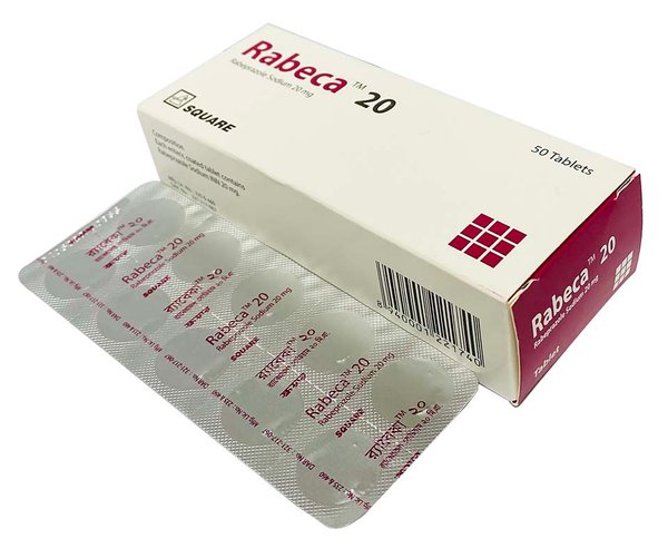 Rabeca 20 mg Packaging