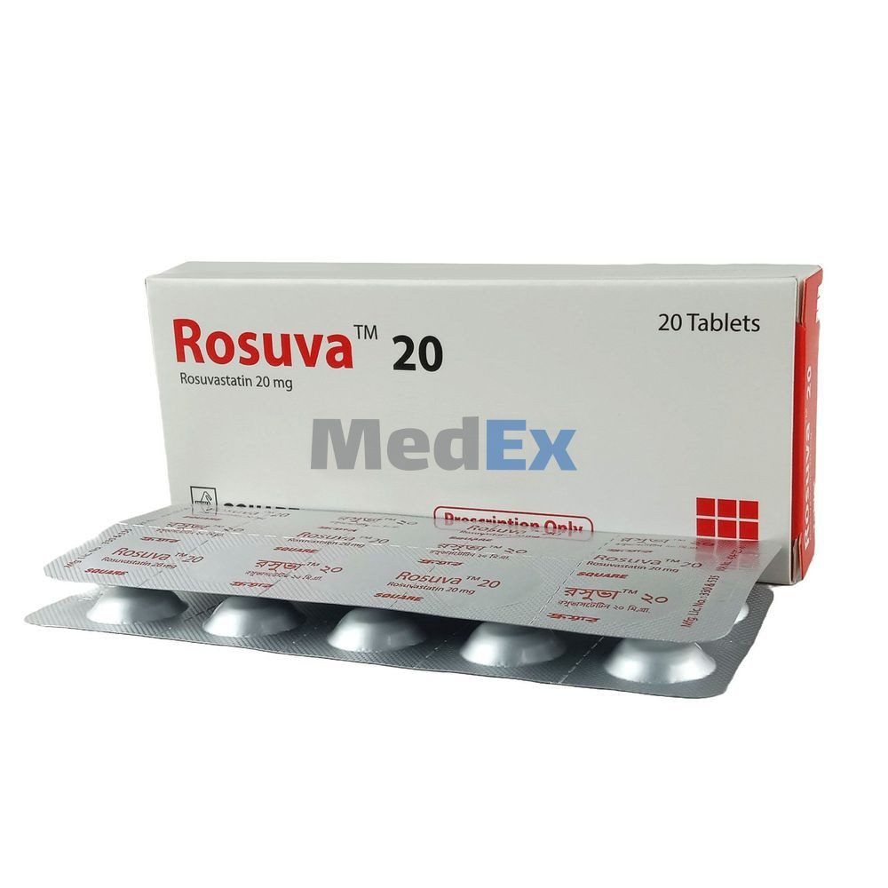 Rosuva 20 mg Packaging