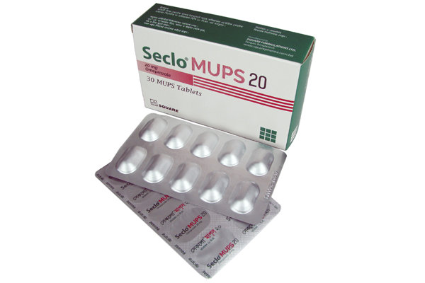 Seclo MUPS 20 mg Packaging