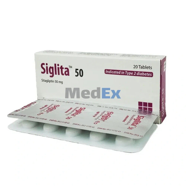 Siglita 50 mg Packaging