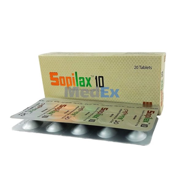 Sopilax 10 mg Packaging
